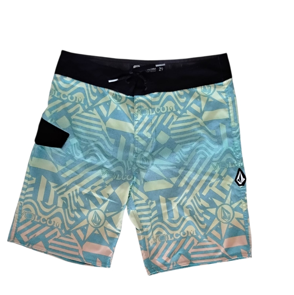 Volcom Swim Trunks Mens Size 29 Casual Beach Boho Vacation Travel Resortwear